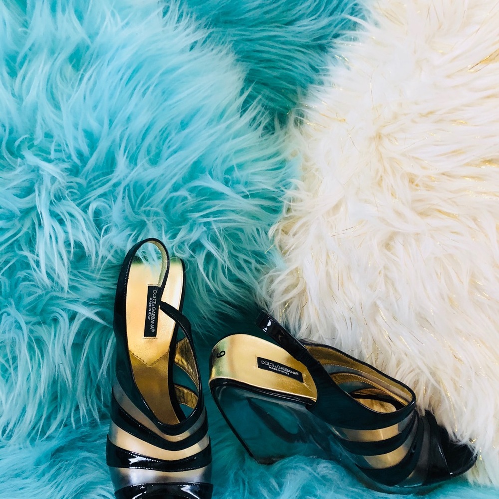 Dolce Gabbana condition patent LTHR SB clear